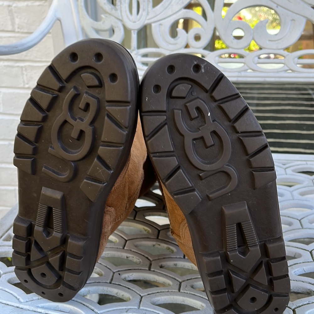 Ugg Ultimate Tall Tasman Braid 5245 Chestnut Boots EUC - Picture 11 of 13